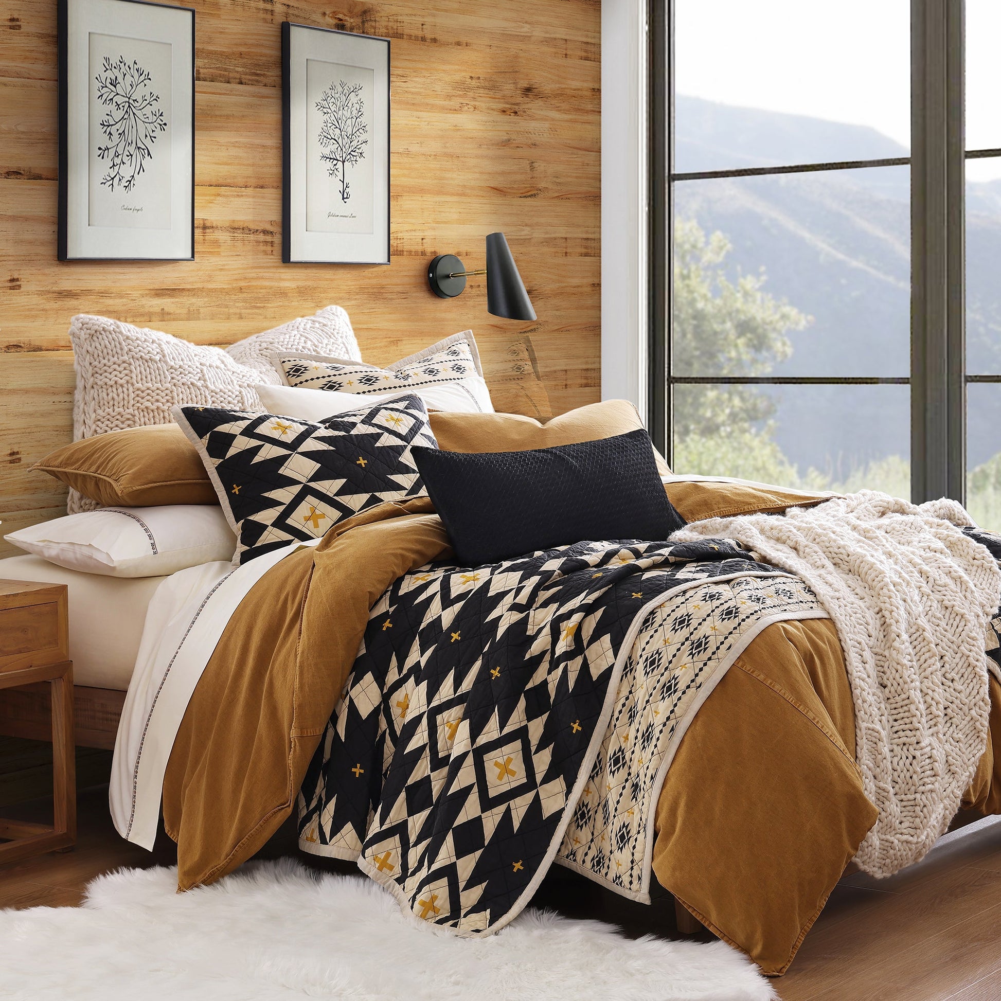 Stonewashed Canvas Duvet Cover Set - The Boho House Home Decor