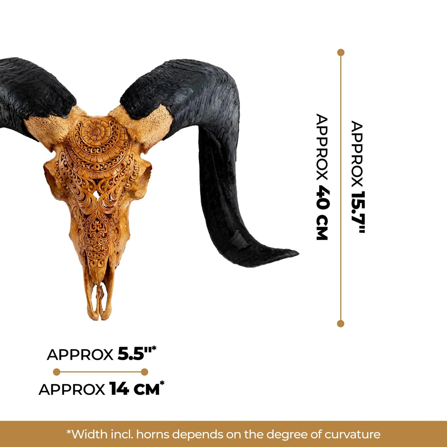 Antique Gypsy Soul Ram Skull