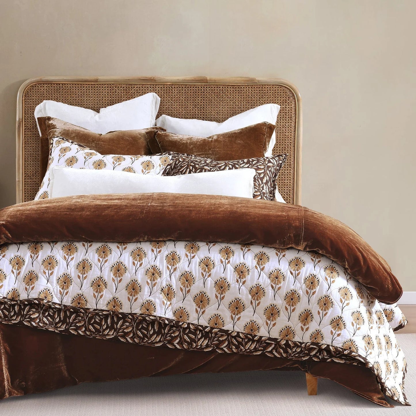 Lila Velvet Duvet Cover Set
