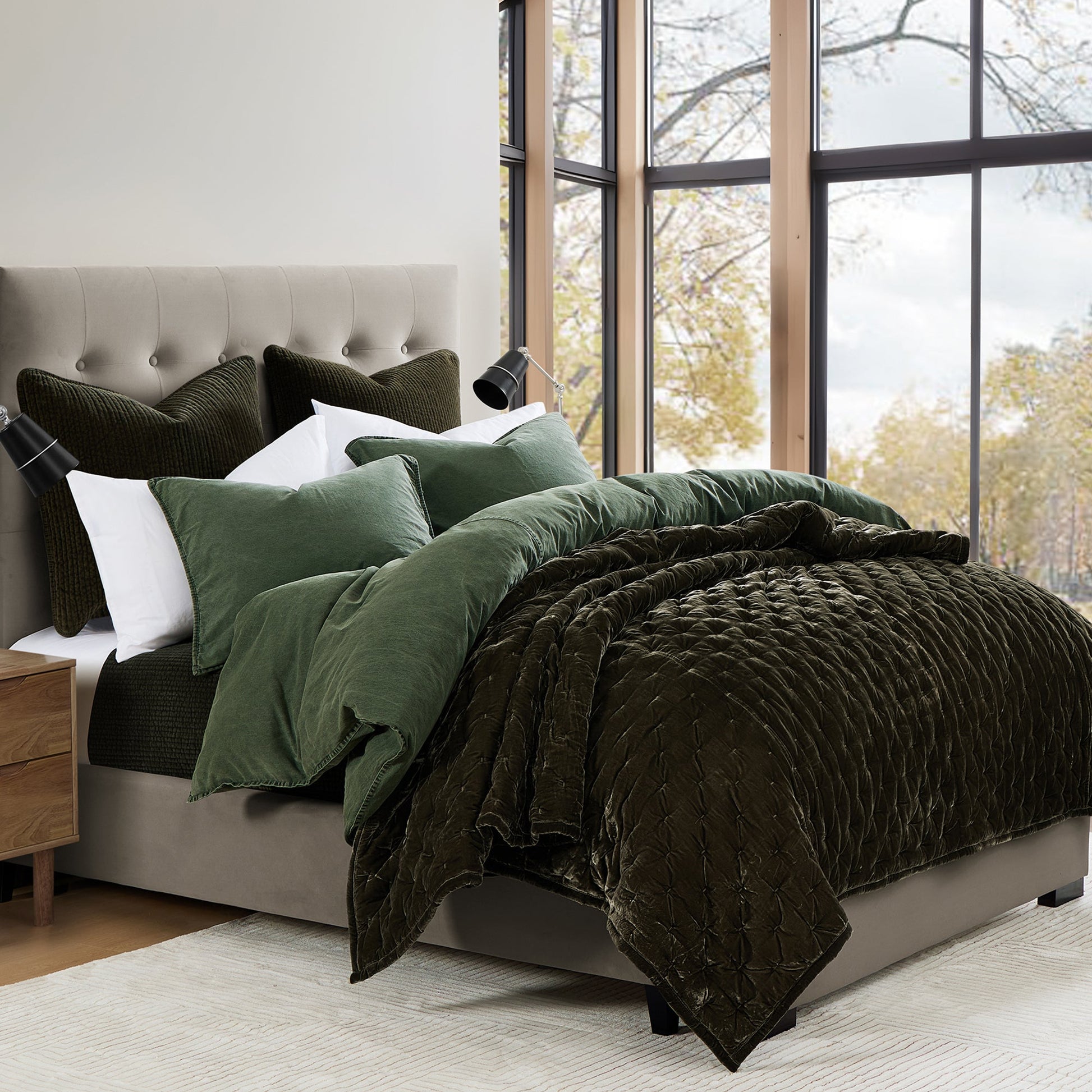 Stonewashed Canvas Duvet Cover Set - The Boho House Home Decor
