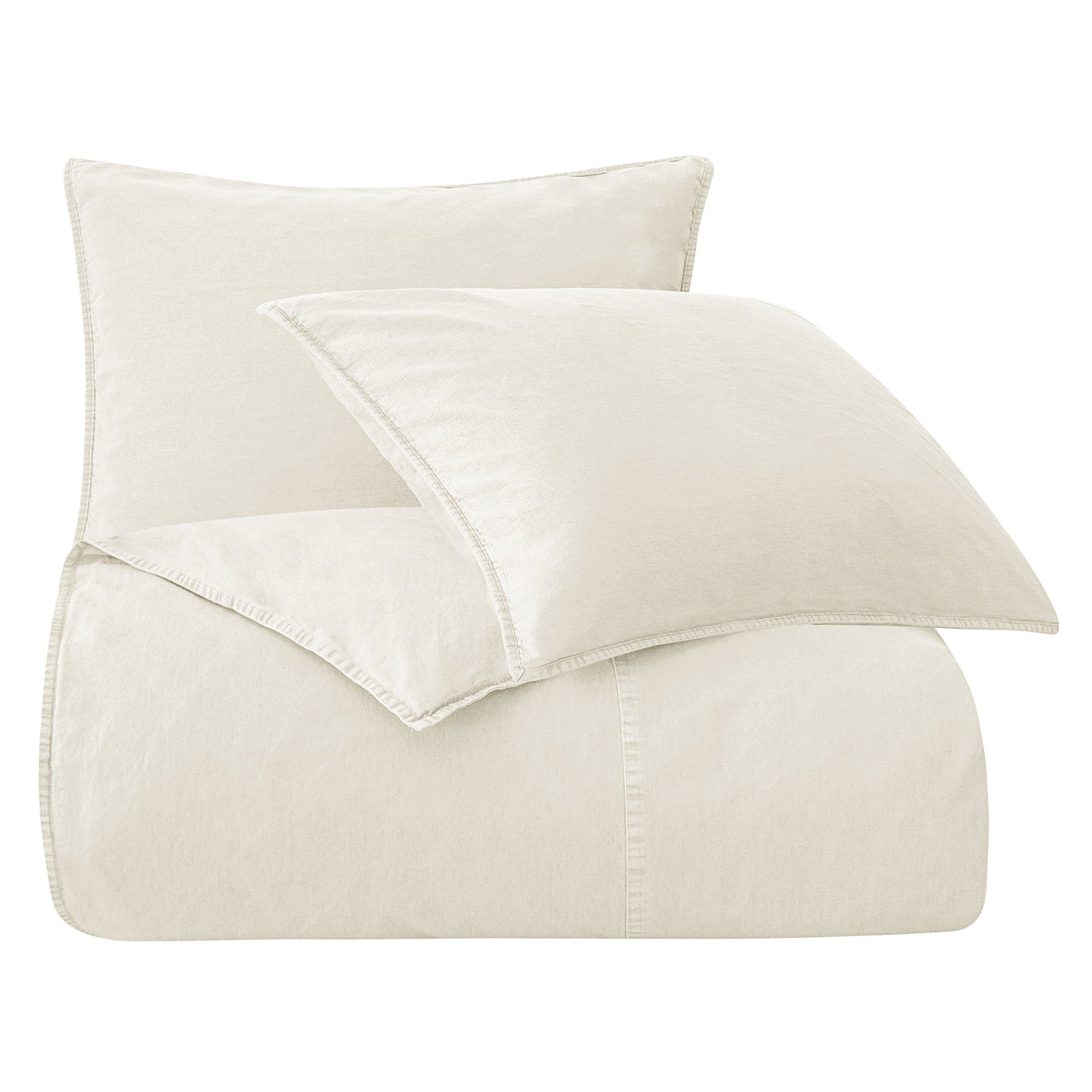 Stonewashed Canvas Duvet Cover Set - The Boho House Home Decor