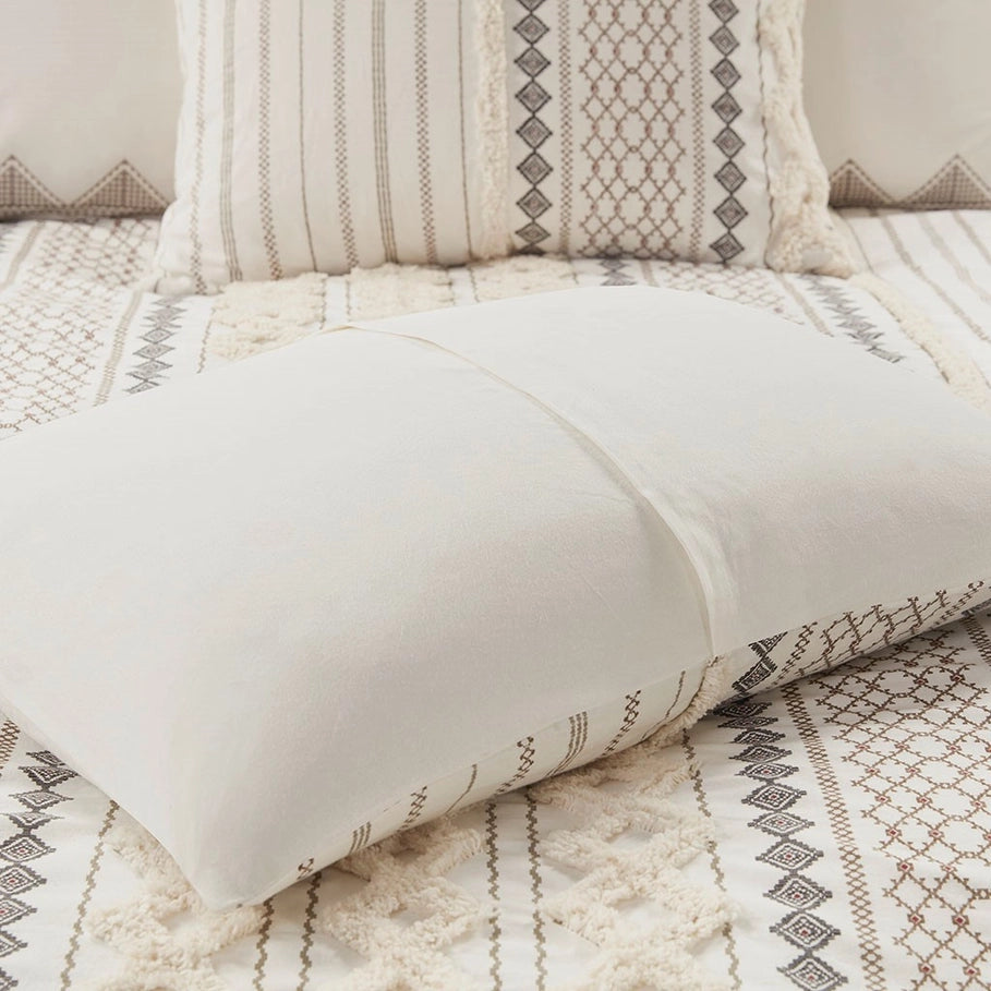 Aspen Boho Style Bedding Pillow Sham - Boho House Home Decor