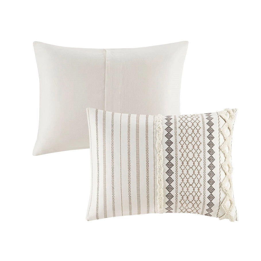Aspen Boho Pillow Shams front and reverse - The Boho House Home Decor