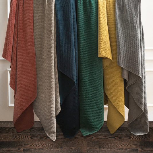 Aged Cotton Velvet Quilt Set