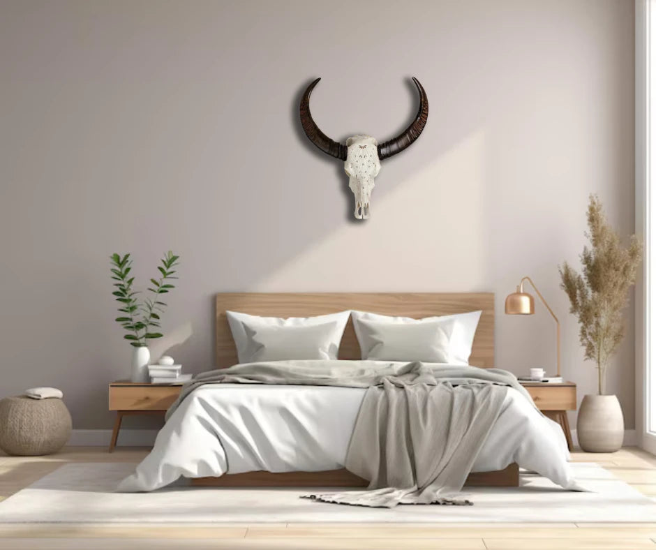 Buffalo Skulls - Authentic Buffalo Skull - Faux Buffalo Skull - The Boho House