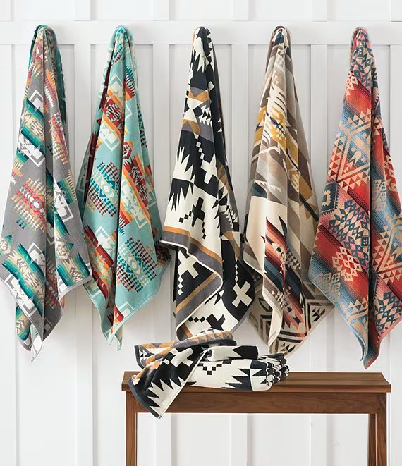 Bathroom Sets - Bathroom Towels - Western+Bohemian Style - Bath Decor - The Boho House