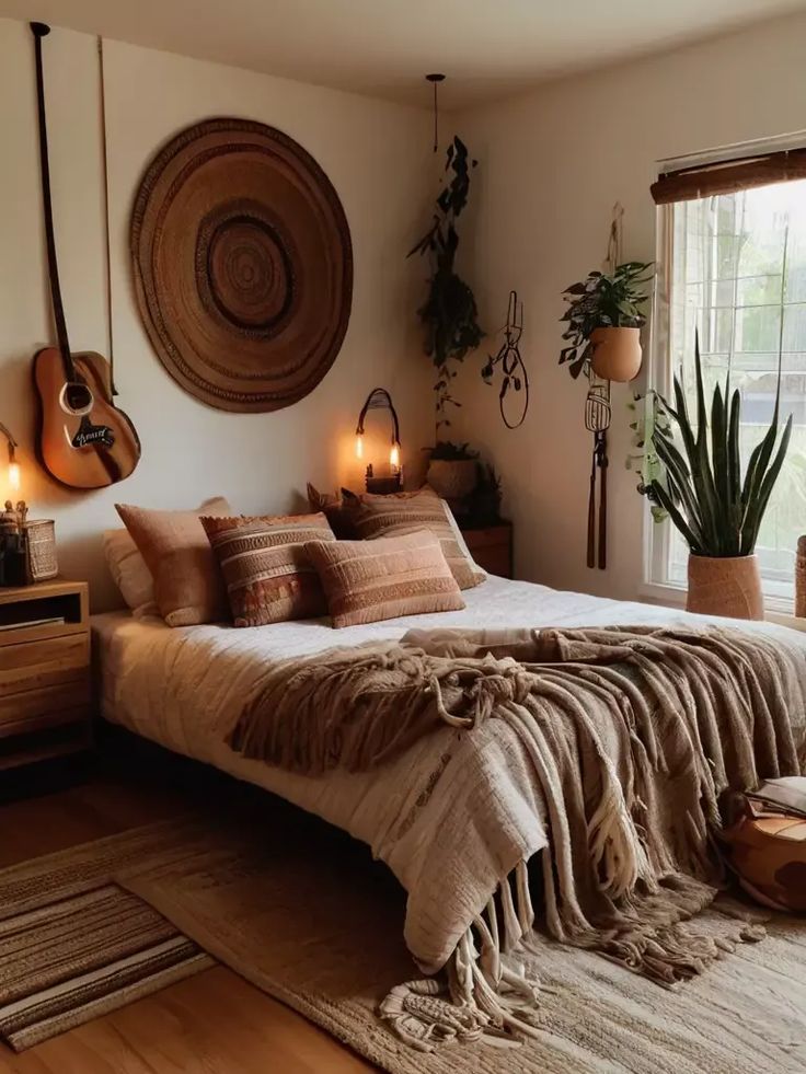 Bohemian Style Bedroom w/ Western Flare - Bedroom Furniture - Bed Frames - Benches - Dressers - Night Stands - The Boho House