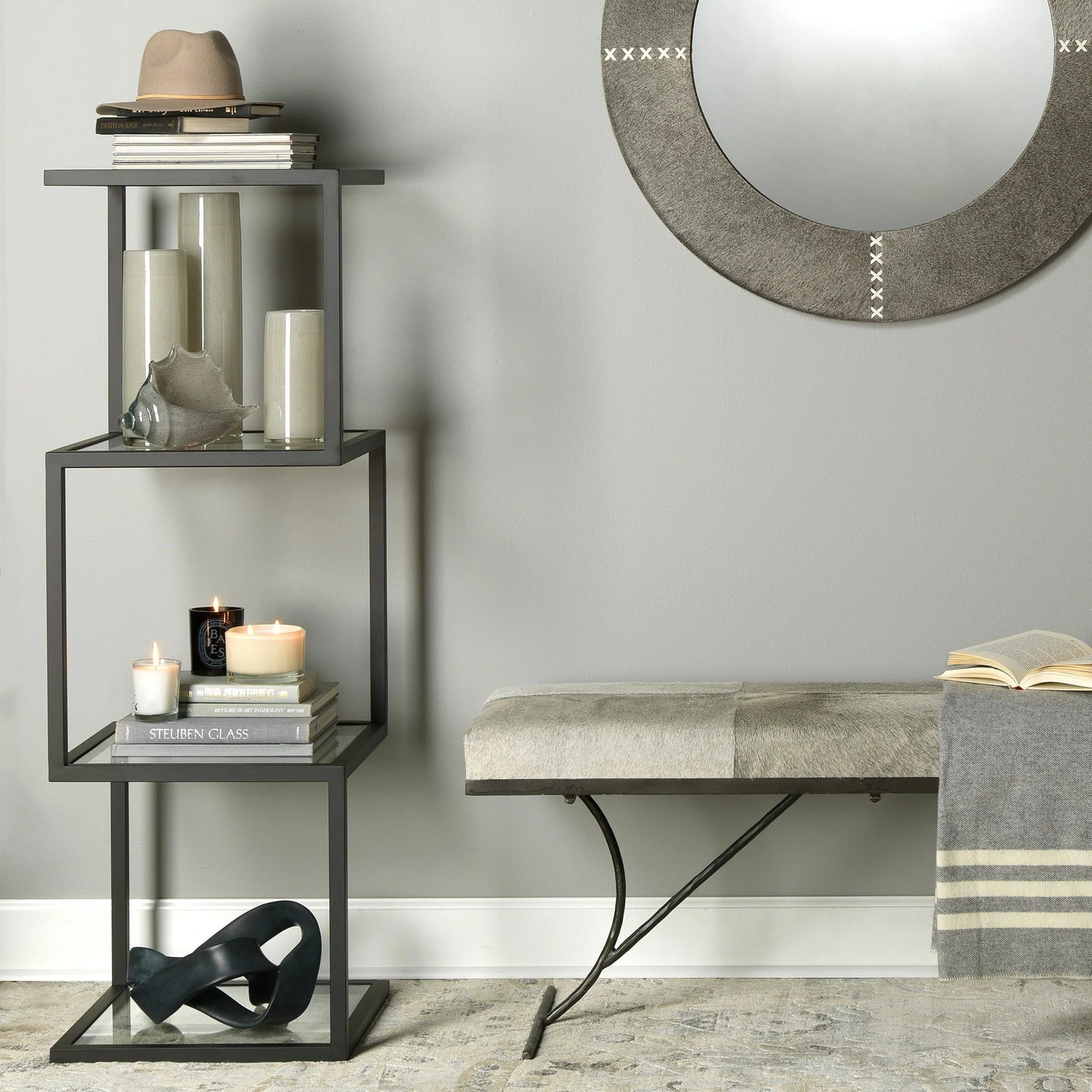 Abstract Tangled Tabletop Decor - Resin - Black - The Boho House