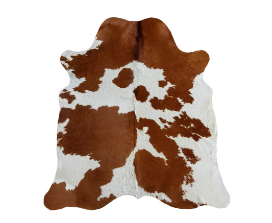 Brown White Classic Cowhide - The Boho House