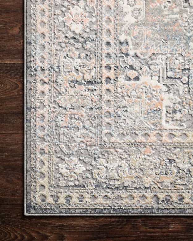 Luci Sunset Grey Area Rugs - Textured - Neutral colors - The Boho House