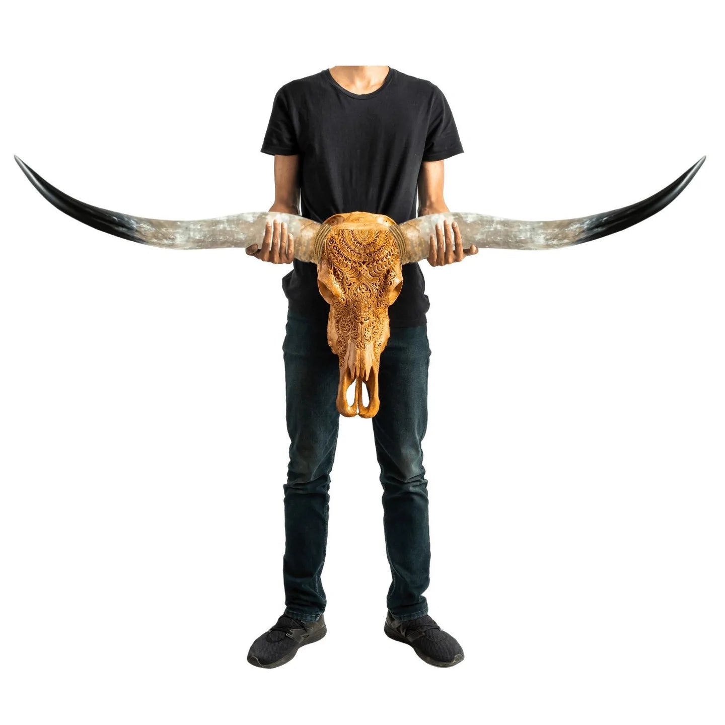 Antique Gypsy Soul Longhorn Skull - The Boho House