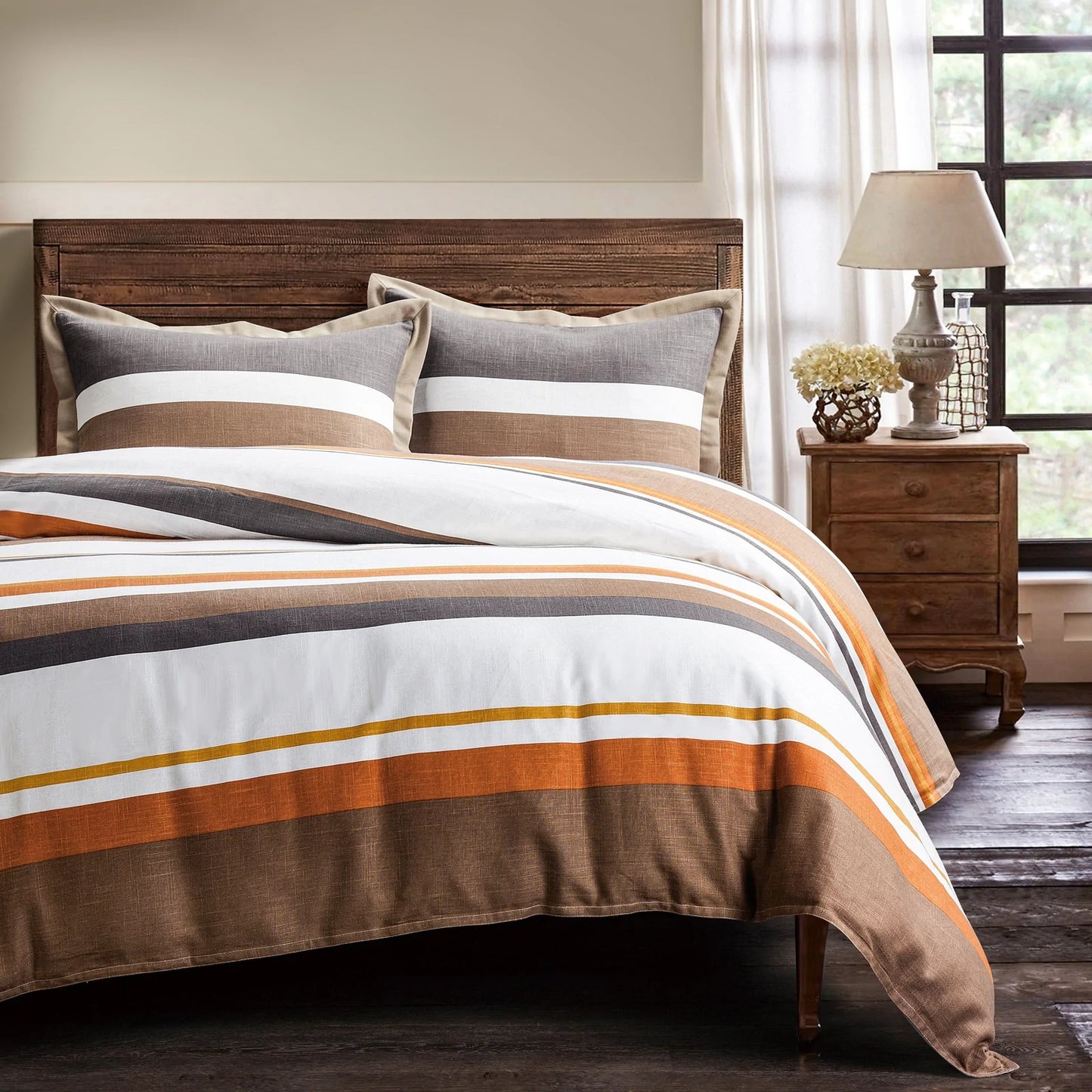 Bruno Stripe Bedding Set