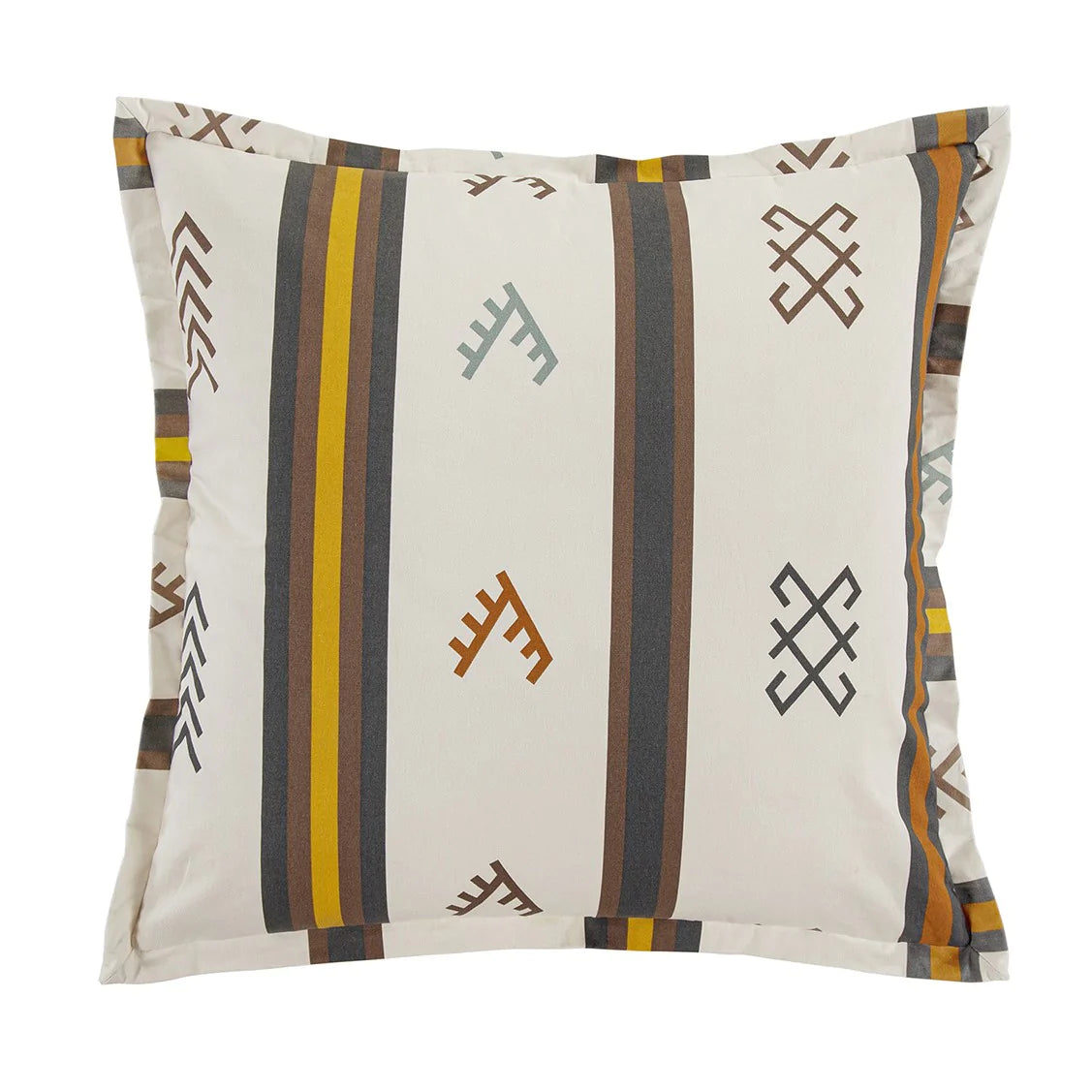 McKay Creek Euro Sham - Square Euro Sham - Cotton Material - The Boho House